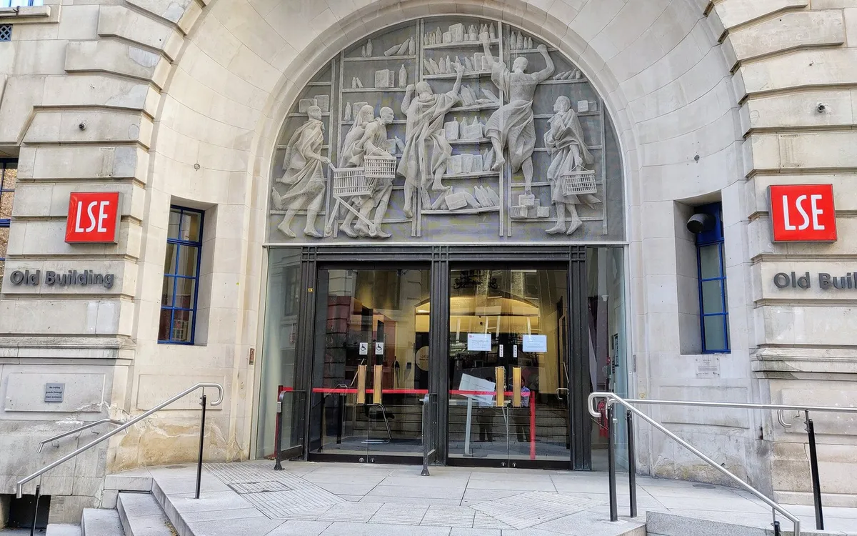 The Old Building entrance of the London School of Economics